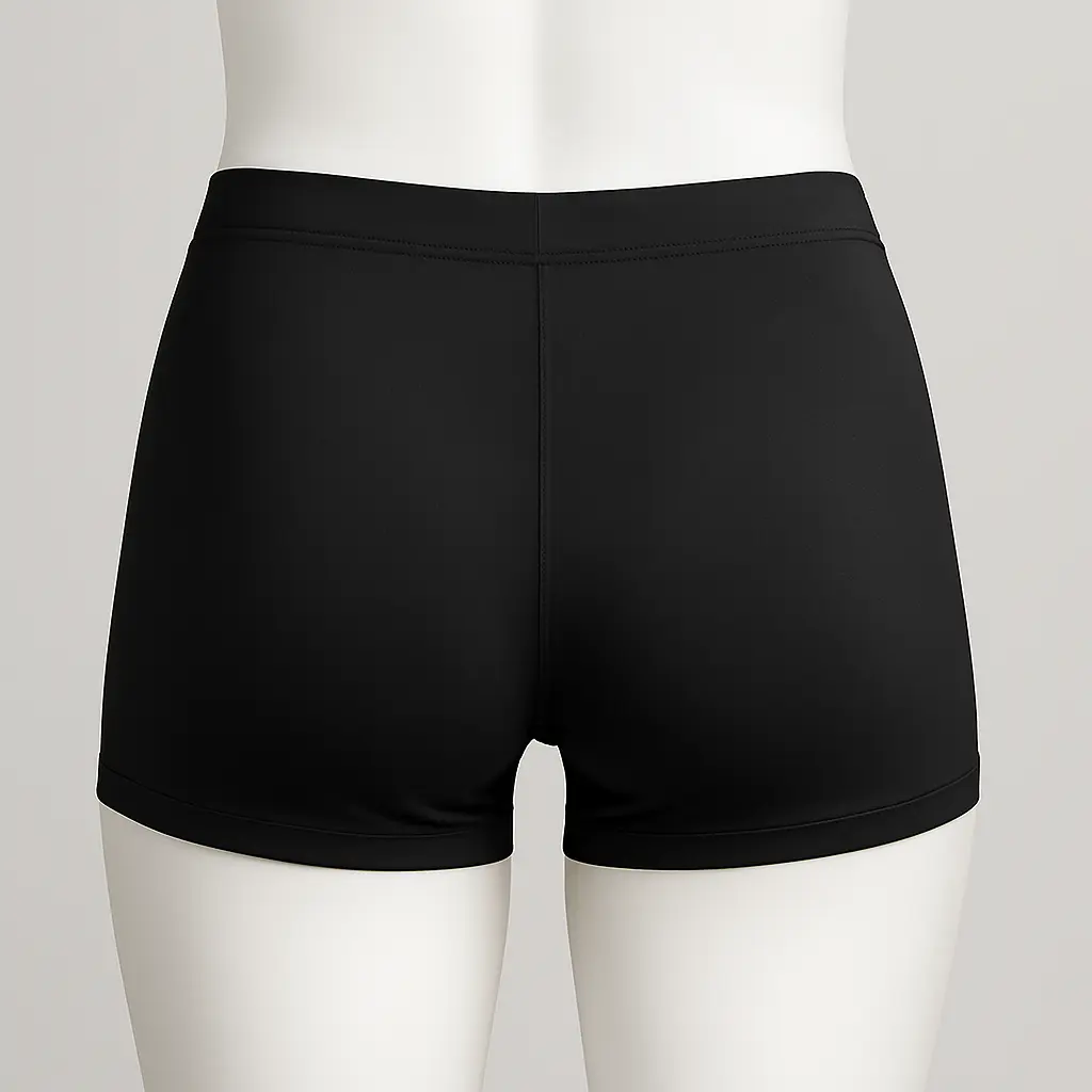 SHORT GAF LISO NEGRO 2-C2 TRAS.webp